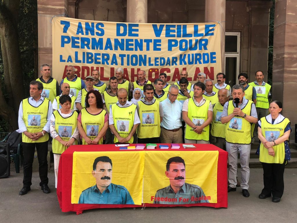 5ème anniversaire de la veille permanente pour la libération d'Ocalan, mardi 25 juin