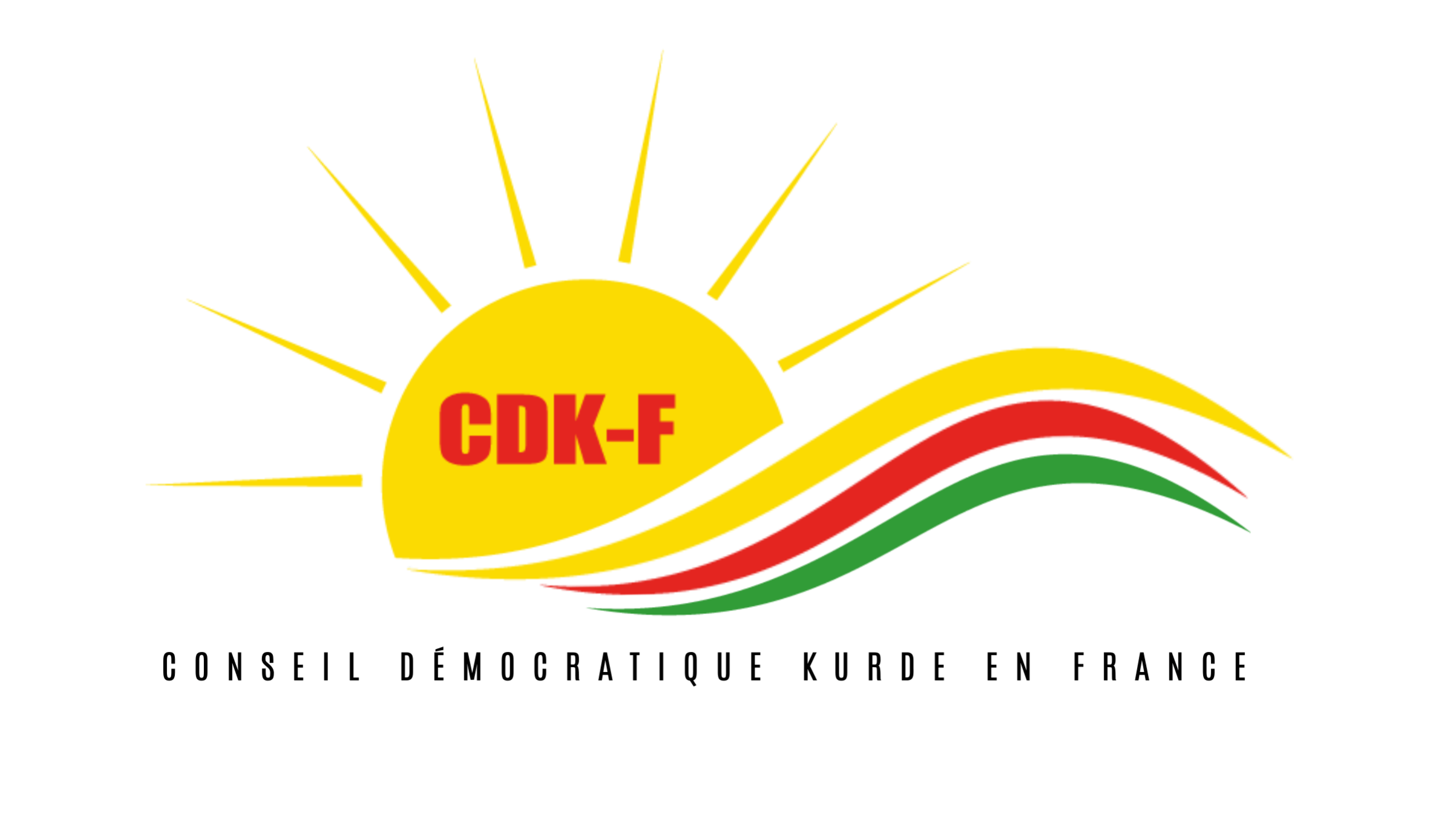 Logo du Conseil démocratique kurde en France (CDK-F)