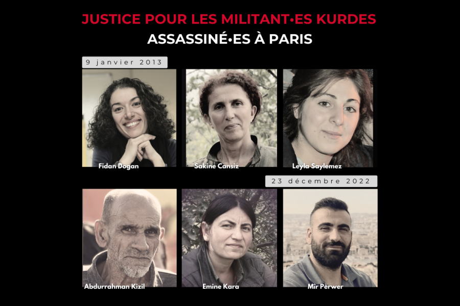 Justice pour les militant·es kurdes victimes d’attentats terroristes à Paris