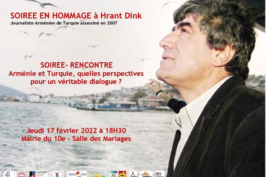 Le 19 janvier 2007, le journaliste arménien Hrant Dink était assassiné à Istanbul devant les locaux de son journal AGOS par un jeune ultra nationaliste turc de 17 ans, téléguidé par l’État profond. Hrant a été éliminé pour avoir prôné inlassablement des valeurs universelles de paix et cherché de nouvelles voies de dialogue entre Arméniens et Turcs.